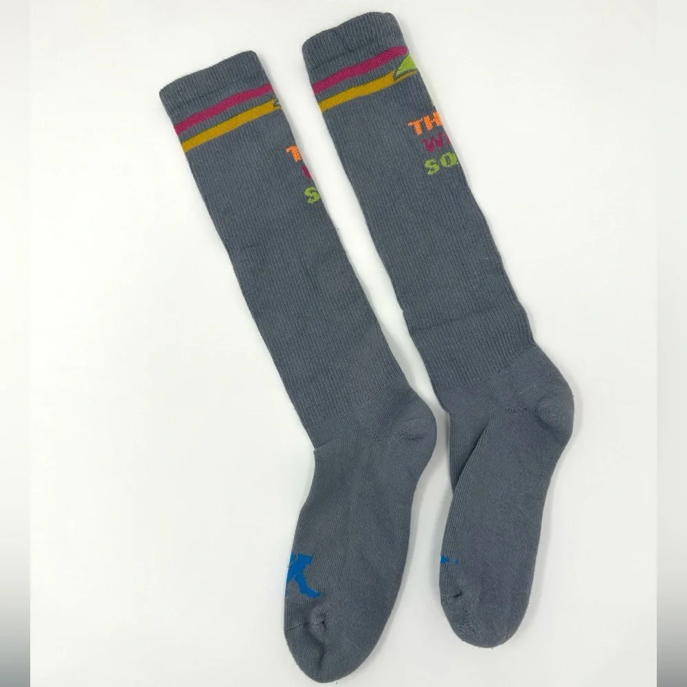 Sox Box Gray Compression Socks Workout Athleisure 